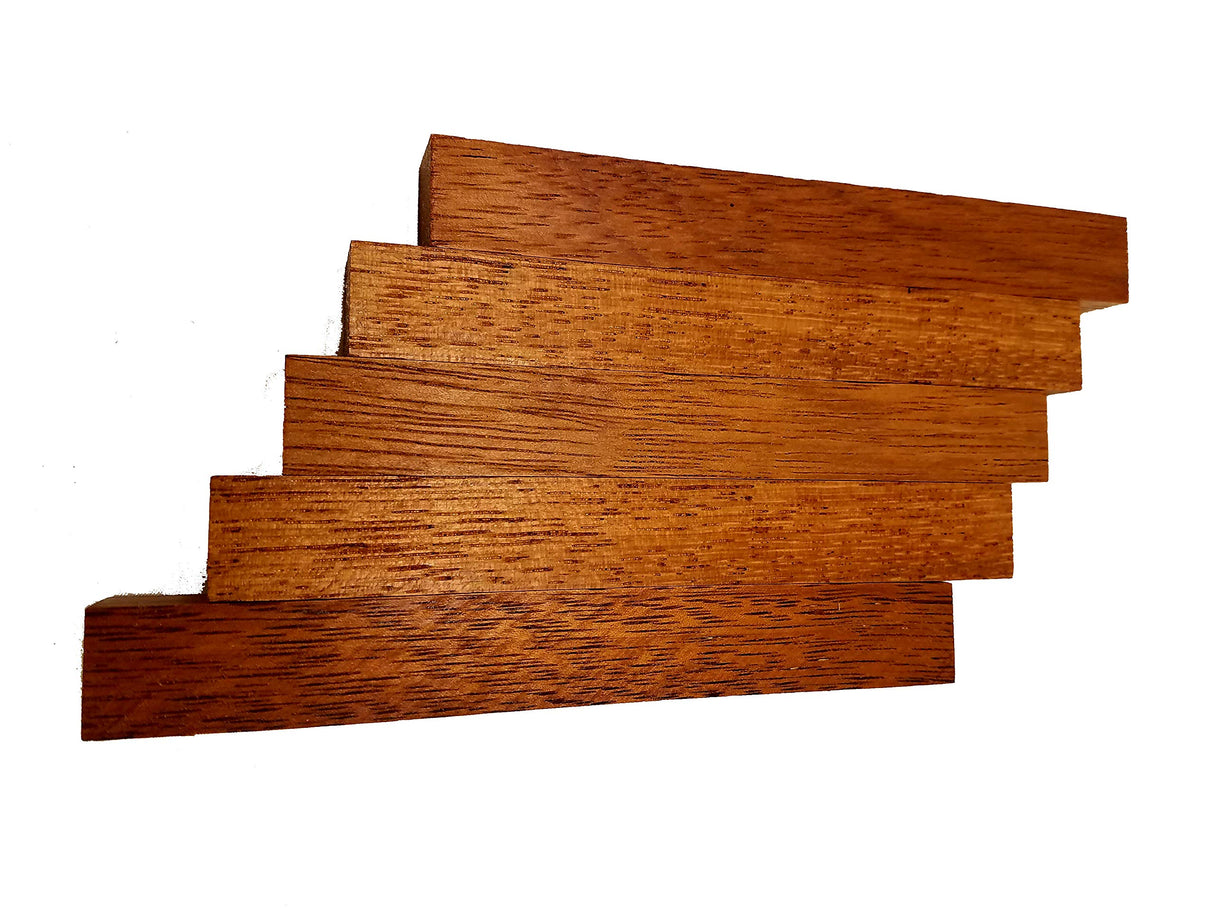 Barrington Hardwoods Mahogany Pen Blanks - 3/4" x 3/4" x 5" (5 Pcs) Barrington Hardwoods
