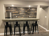 Rockin' Wood Real Wood Nail Up Application Rustic Reclaimed Naturally Weathered Barn Wood Accent Paneling Board Planks for Home Walls (104 Square feet) Rockin' Wood