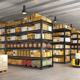 REIBII 60" W Garage Shelving, 2900LBS Storage Shelves, 6 Tier Heavy Duty Shelving, Adjustable Metal Shelving Units and Storage Rack for Warehouse, Pantry, Basement, 60" W x 84" Hx 24" D, 2 Pack REIBII