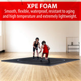 Gold Medal Sports 10' x 10' Wrestling Mat, Jiu Jitsu BJJ Mats, Wrestling Mats, Martial Arts Thick Mats for Home, Judo Tatami Wrestling Mat, Flexi Roll dzotmyn