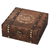 AW BRIDAL Wedding Keepsake Box with Lids Wood Memory Box Bridal Shower Gifts Wedding Engagement Gifts for Couples Mr Mrs Storage Gift Box AW BRIDAL