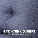 9 Pieces Outdoor Patio Furniture Set, Wicker Rattan Swivel Glider Rocker Single Chairs Patio Sofa with Ottomans and Side Table Generic