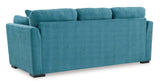 Signature Design by Ashley Keerwick Scandinavian Sofa with 4 Toss Pillows, Blue Signature Design by Ashley