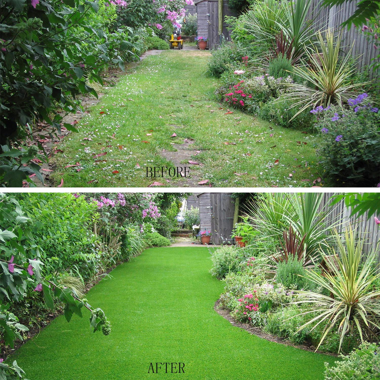 Artificial Turf Grass Lawn 5 FT x8 FT, Realistic Synthetic Mat, Indoor Outdoor Garden Landscape for Pets,Fake Faux Rug with Drainage Holes Goasis Lawn