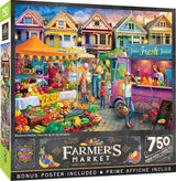 MasterPieces 750 Piece Jigsaw Puzzle for Adults, Family, Or Youth - Weekend Market - 18"x24" Masterpieces