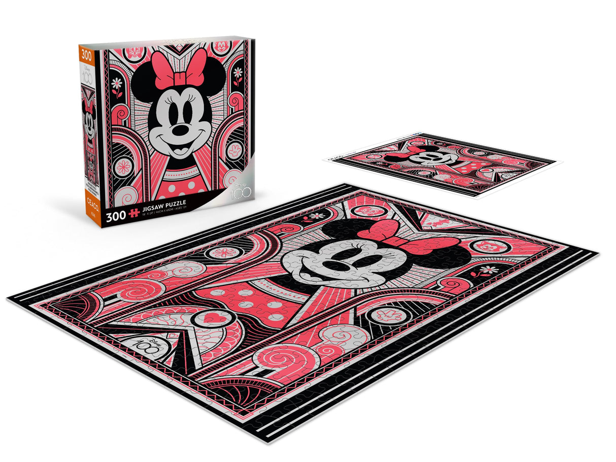Ceaco - Disney's 100th Anniversary - Luxe Minnie - 300 Piece Jigsaw Puzzle Ceaco