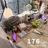 Monomi 55 Inch Electric Standing Desk, Height Adjustable Sit Stand Up, Work Home Office Computer PC Desks, Gaming Writing Study Bedroom Rising Table, Nature Monomi