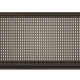 Hillsdale Melanie Wood and Metal King Canopy Bed with Low Footboard, Oiled Bronze Hillsdale