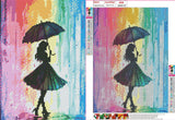 Naykow Rainbow Silhouette Diamond Painting Kits for Adults Full Drill 5D Diamond Art Kits DIY Diamond Painting by Number for Home Wall Decor 12 x 16 inches Naykow