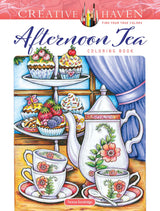 Creative Haven Afternoon Tea Coloring Book (Adult Coloring Books: Food & Drink) Dover Publications