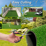 XLX TURF Outdoor Artificial Grass Rug 4FT X 4FT, Green Synthetic Turf Floor Mat for Balcony, Patio, Yard, Pets Dogs Grass Pad XLX TURF