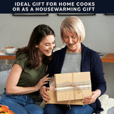 Home Hero 54 Pcs Stainless Steel Kitchen Utensils Set - Nonstick Stainless Steel Cooking Utensils Set - Heat Resistant Kitchen Essentials & Metal Kitchen Gadgets (54 Pcs) Home Hero