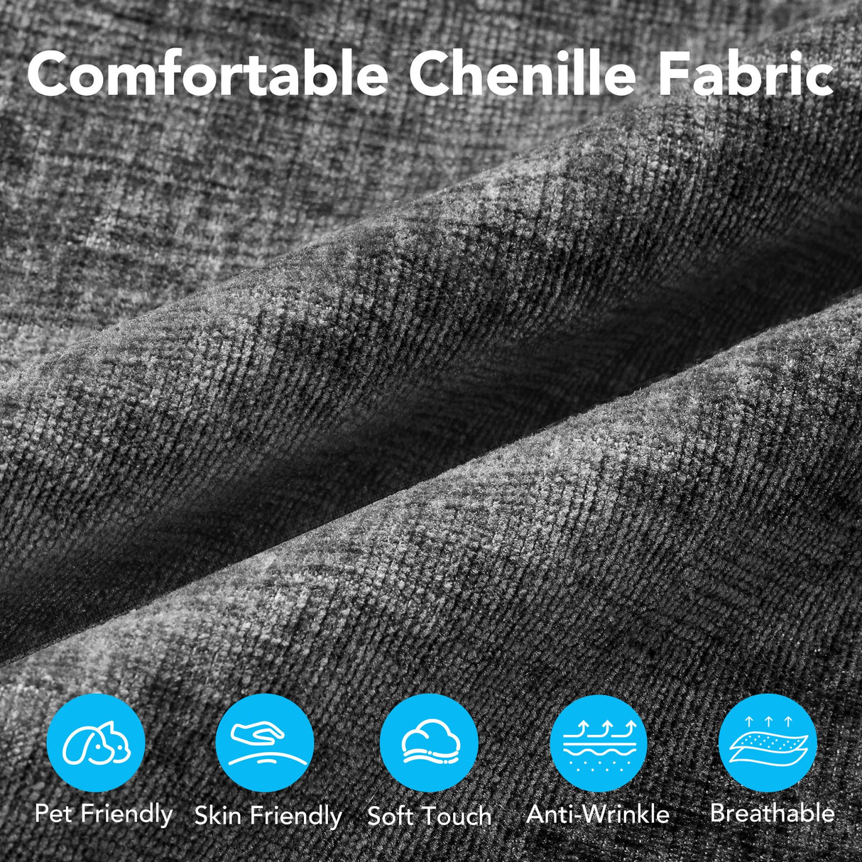 Decofy Cloud Sectional Couch with 2 Ottomans & 3 Pillows, Boneless Couches for Living Room, U Shaped Sectional Sofa Deep Seat Comfy Couch for Small Spaces, No Assembly Required, 72h to Restore Decofy