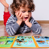 Magnetic Puzzles for Kids Ages 1-3, Travel Toddler Puzzles Ages 2-4 Year, Excavator Refrigerator Magnet for Kids Learning Gift for Road Trip QimuMku