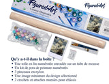 Figured'Art Paint by Numbers for Adults Ocean Galleon 16"x20" - Craft Art Painting DIY Kit Rolled Canvas Without Frame Figured'Art