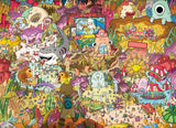 Cross & Glory - Seamonster Shenanigans - 1000 Piece Jigsaw Puzzle for Adults & Kids 12+ | Colorful Underwater Scene with Whimsical Sea Creatures | Family Fun Cross & Glory