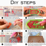 zhuoyaju Whale Diamond Painting Kits for Adults, 5D Sea Animals Whale Diamond Art Kits for Adults Beginner, DIY Full Round Drill Diamond Dots Gem Painting Kit for Home Wall Decor 12 x 16 Inch zhuoyaju