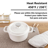 Home Brilliant Linen Placemats Set of 4 Heat Resistant Dining Table Cloth Place Mats Kitchen Table Mats Placemats Table Spring Decor, Natural Linen Home Brilliant