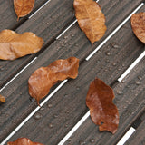 ACUEL Outdoor Bench, 3-Person Garden Bench, Poly Lumber Patio Bench for Outdoors, Porch, and Park (Dark Brown) ACUEL