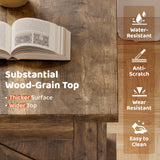 YESHOMY 31.5 inch Farmhouse Coffee Table, Coffee Tables for Living Room, Center Table with Flip-Top Lids, Large Storage Space (Brown) YESHOMY