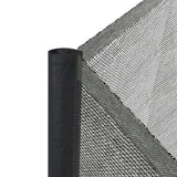 Soozier Trampoline Safety Net for 14ft Round Trampoline with 8 Straight Poles Poles Not Included, Weather Resistant Trampoline Net Replacement Enclosure with Yellow Zippered Entrance, Blue Soozier