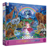 Ceaco - Kentaro Nishino - Family of The Earth - 2000 Piece Jigsaw Puzzle Ceaco