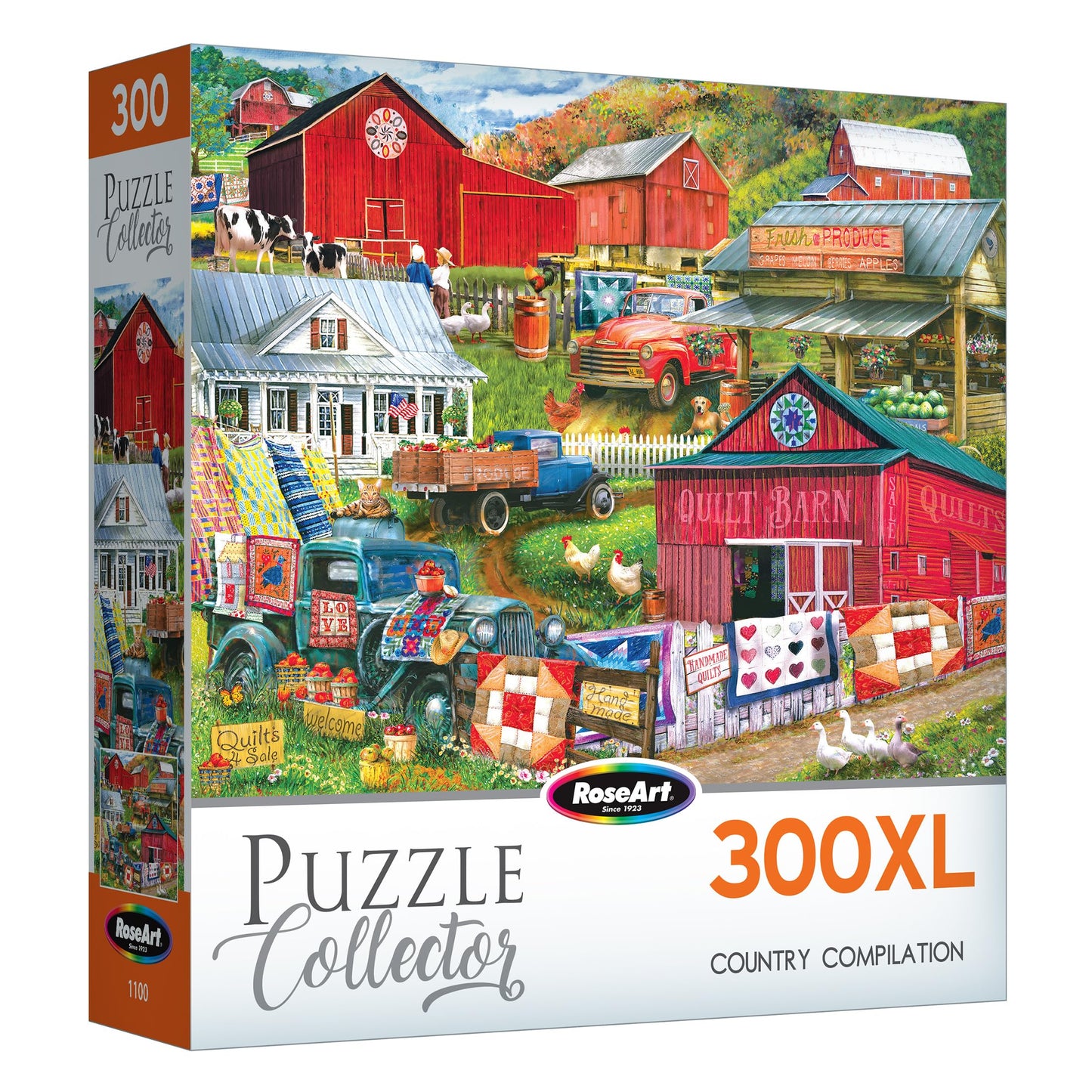 RoseArt - Puzzle Collector- Country Compilation - 300XL Piece Jigsaw Puzzle for Adults