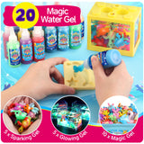 wookidel Magic Water Elf Toy Kit, Aqua Fairy Water Gel Kit with 20PCS Magic Gels and Animal Molds, Gift for Christmas, Easter, Birthday,Creative Art Craft Kits for Girls Boys 6 7 8 9 10 Year Old wookidel