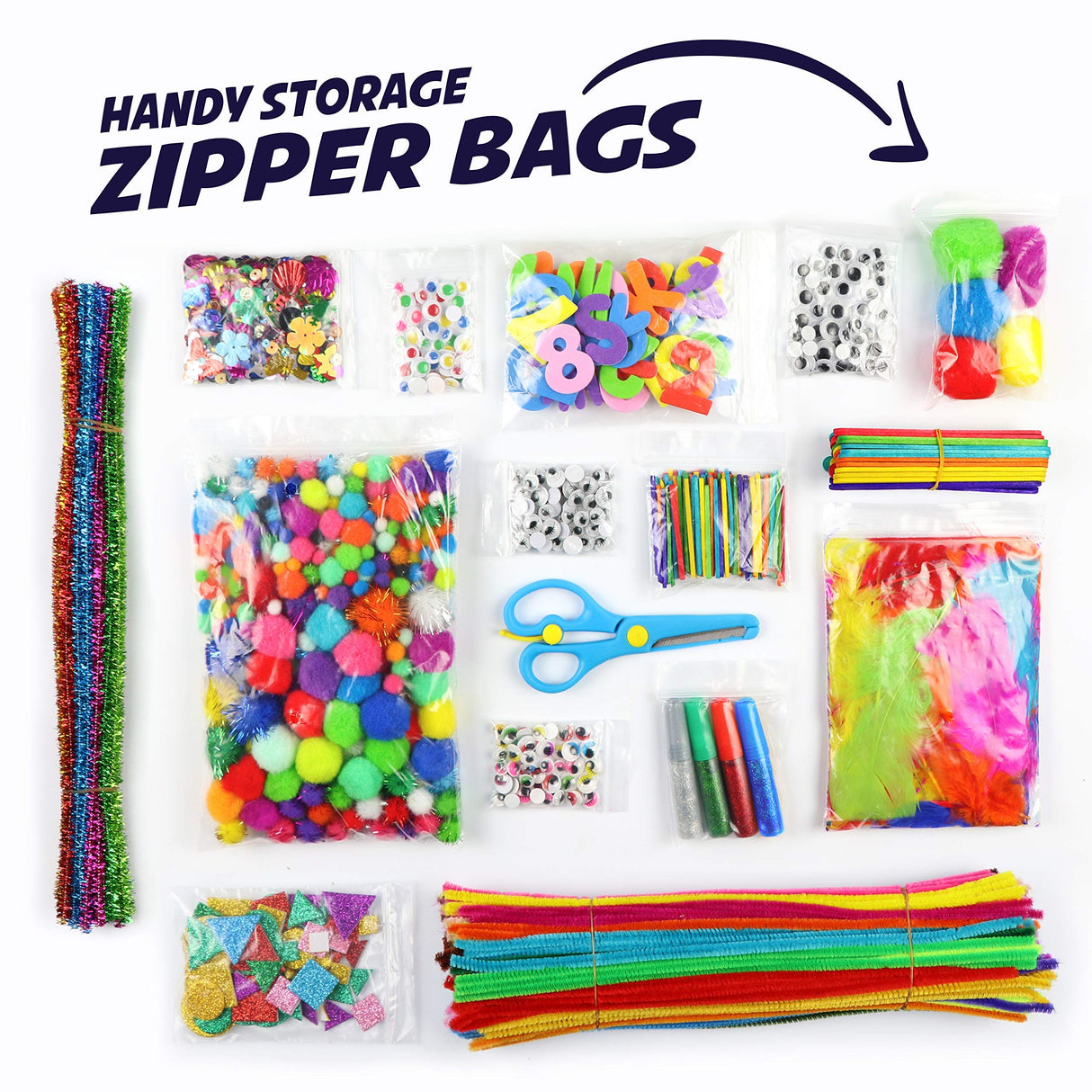 Mega Arts and Crafts Kit for Kids Age 4-8 - Toddler Art Supplies for Preschool, Kindergarten, Homeschool Projects Carl & Kay Supply Co.