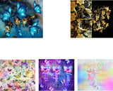 Butterfly Tumbler Sublimation Prints-Ready To Press Prints Bundle Generic