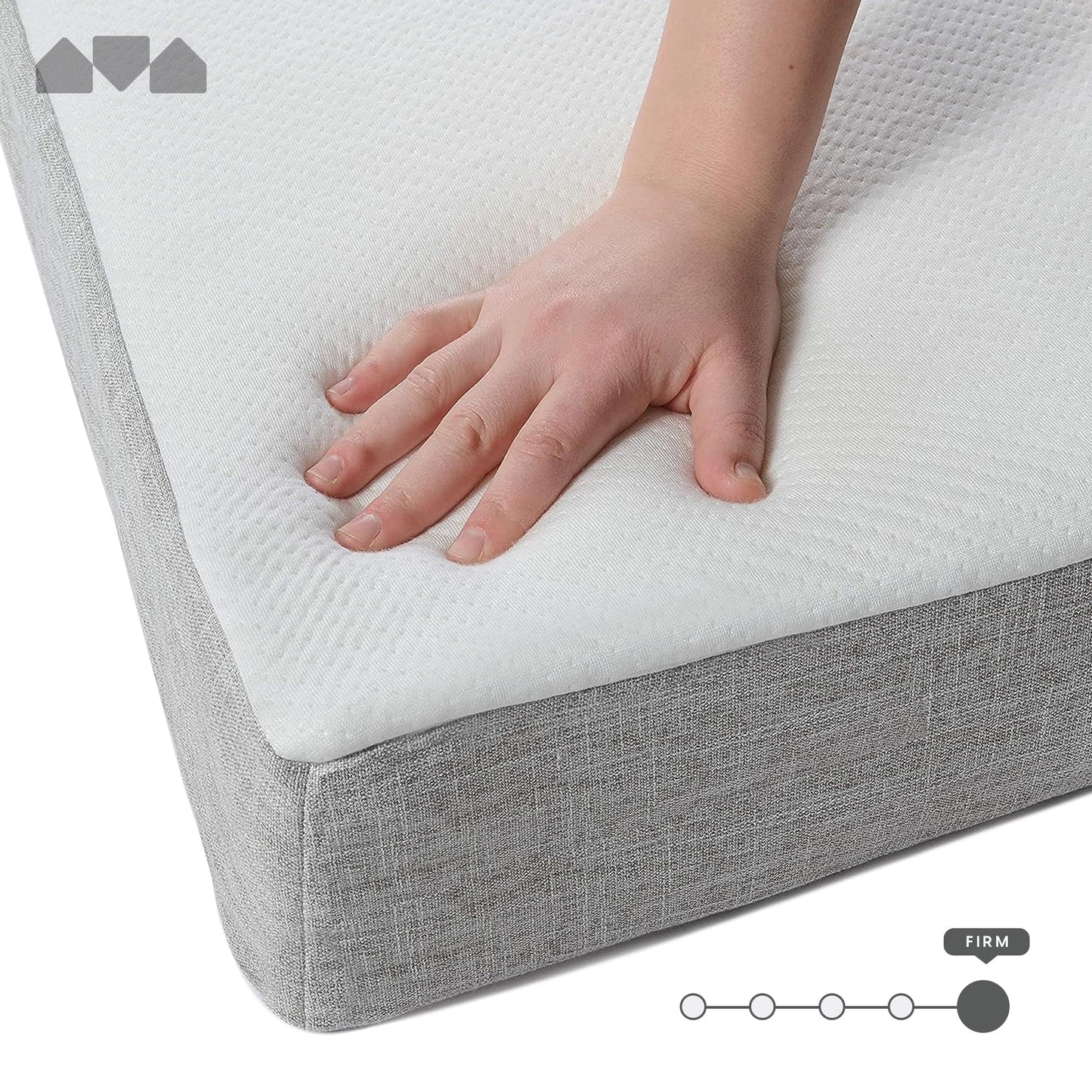 Milliard Memory Foam Mattress Cot for Bunk Bed, Daybed, Trundle, Or Bed Replacement - Tight Top Style Bed Mattress - Memory Foam Firm Mattress with Washable Cover for Cot Mattress - (2 Pack)