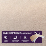 PURPLE LEAF Outdoor Dining Set for 6 All Weather Wicker Patio Dining Set with Hand-Woven Rattan Swivel Dining Chais and Rectangular Aluminum Table for Garden Deck Backyard Kitchen PURPLE LEAF