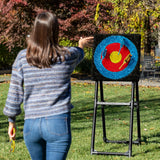 EastPoint Sports Axe Throwing Target Game - 5ft Tall Sturdy Steel Frame - Includes 8 Throwing Axes EastPoint Sports