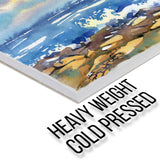 U.S. Art Supply 11" x 14" Premium Heavyweight Watercolor Painting Paper Pad, Pack of 2, 12 Sheets Each, 140 Pound (300gsm) - Cold Pressed, Acid-Free, Wet, Dry & Mixed Media - Artists, Students, Adults U.S. Art Supply