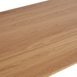 Christopher Knight Home Alma Dining Table, 6-Seater, Rubberwood with Walnut Veneer, Mid-Century, Natural Oak Finish Christopher Knight Home