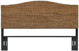 Crosley Furniture Serena Handwoven Natural Fiber Rattan Bed Headboard, Banana Leaf, King Crosley Furniture