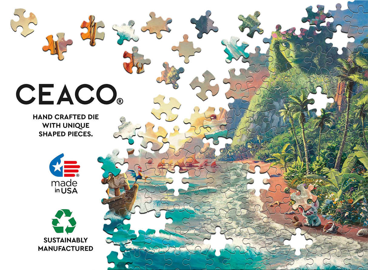 Ceaco - Thomas Kinkade Disney Dreams - Moana - 1000 Piece Jigsaw Puzzle Ceaco