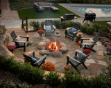 POLYWOOD AD420BL Modern Adirondack Chair, Black Polywood