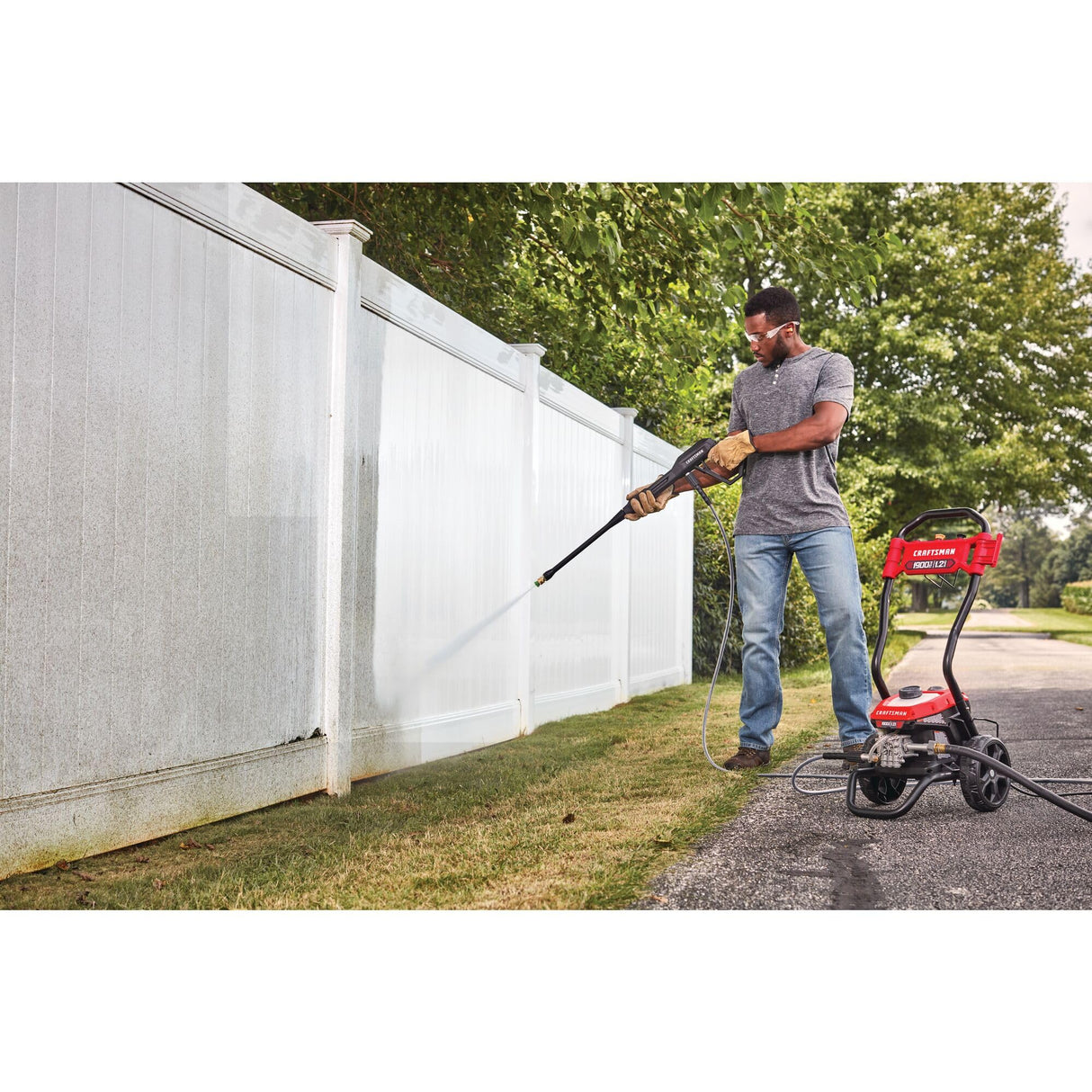 CRAFTSMAN Electric Pressure Washer, Cold Water, 1900 -PSI, 1.2-GPM, Corded (CMEPW1900) CRAFTSMAN