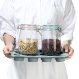 To encounter 8 in 1 Silicone Baking Set - 6 Silicone Molds - 2 Silicone Baking Mat, Nonstick Cookie Sheet, Cake Muffin Bread Pan with Grips and Metal Reinforced Frame More Strength, Light Grey To encounter