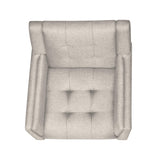 Christopher Knight Home Evelyn Mid Century Modern Fabric Arm Chair, Beige & Walnut Christopher Knight Home