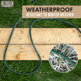 Cablectric 75 ft Outdoor Extension Cord 3 Prong, 16/3 SJTW Weatherproof Green Extension Cord 75ft, Heavy Duty Long Exterior Power Cable for Outside, Landscaping & Outdoor Lights Cablectric
