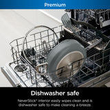 Ninja Foodi NeverStick 4 Quart Pan with Lid, Strainer, & Spatula, Oven Safe, Sea Salt Grey Ninja