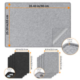 Lavievert Jigsaw Puzzle Board with 8 Sorting Trays & Cover, Portable Puzzle Mat, Lightweight Felt Puzzle Plateau for Adults, Large Puzzle Table Storage Holder for Up to 1500 Pieces - Light Gray LAVIEVERT