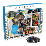 Top Puzzles Friends Scrapbook 1000 Piece Jigsaw Puzzle Game, Assemble characters from the popular TV Series including Joey, Ross, Rachel, Chandler, Phoebe and Monica, gift for ages 10 plus Top Trumps