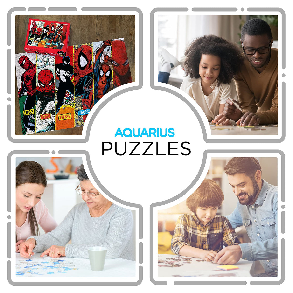 AQUARIUS Marvel Spider-Man Puzzle (1000 Piece Jigsaw Puzzle) - Glare Free - Precision Fit - Officially Licensed Marvel Merchandise & Collectibles - 20 x 28 Inches AQUARIUS