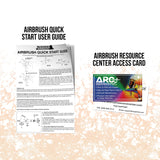 Master Airbrush Cool Runner II Dual Fan Air Compressor System Kit with a G233 Gravity Feed Dual-Action Airbrush Pro Set, 0.2, 0.3, 0.5 mm Tips - Hose, Holder, How-To Guide - Hobby, Auto, Cake, Tattoo Master Airbrush