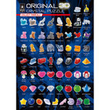 BePuzzled, Roses in Vase White, Original 3D Crystal Puzzle, Ages 12 and up Original 3D Crystal Puzzles