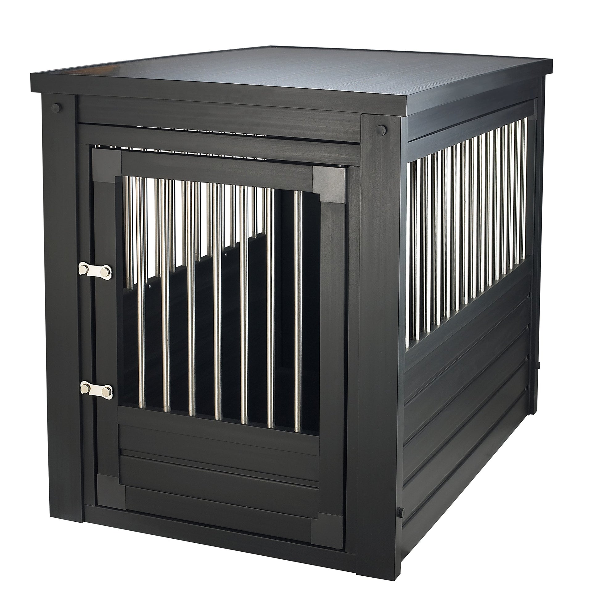 New Age Pet ecoFLEX Pet Crate/End Table, X-Large, Espresso - WoodArtSupply