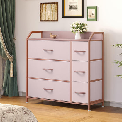 YITAHOME Dresser with 6 Drawers - Fabric Storage Tower, Organizer Unit for Bedroom, Living Room, Hallway, Closets